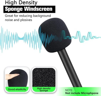 Cubierta de micrófono de espuma compatible con Rode Wireless Go II/PRO adecuada para... Foto 1 de 4