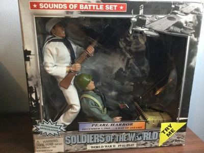 Soldados del Mundo Pearl Harbor Segunda Guerra Mundial, Sonidos de Batalla 2000 Figuras 98680 Foto 1 de 4