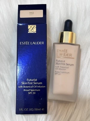 Estee Lauder Futurist Skin Tint Serum SPF20 1N2 ECRU Foundation Oil Infusion - Image 1 of 4
