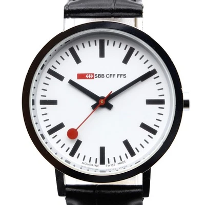Raro Reloj Ferroviario Suizo Mondaine Clásico M7606.209 Hombres Analógico 2010 Descatalogado Foto 1 de 4