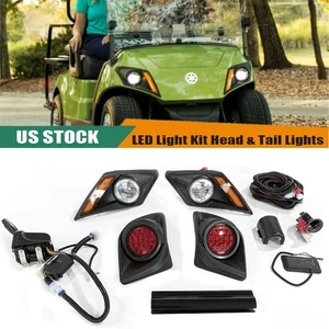 NEW LED Light Kit Headlight Taillight Fit Yamaha Drive 2 Golf Cart 2017-Up - Bild 1 von 16
