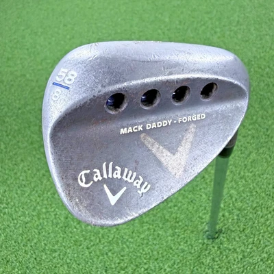 Callaway Mack Daddy Forged 58° Wedge Dynamic Gold Tour Issue Shaft Lamkin Grip - Image 1 of 4