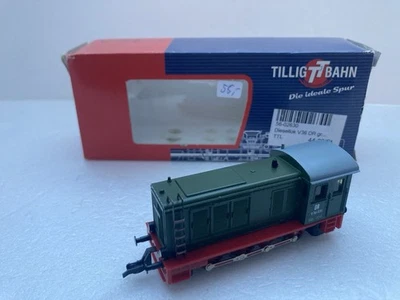 Tillig TT V36 031 ep.III DR Diesellok grün Rangierlok Modellbahn 1:120 in OVP - Bild 1 von 4