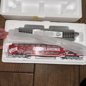 Hawthorne Village Go Oklahoma Dome Car NIB with four track straight - Picture 1 of 2