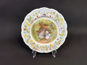 Vintage 1989 Royal Doulton Brambly Hedge "The Engagement" Bone China Plate - Picture 1 of 7
