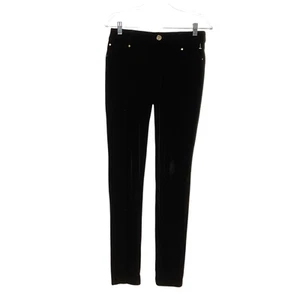 INC Intl Concepts Black Velvet Skinny Pants - Picture 1 of 4