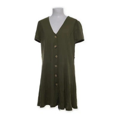 Springfield, Kleid, Größe: XL, Grün, Polyamid/Viskose, Einfarbig, Damen #wT3 - Bild 1 von 4