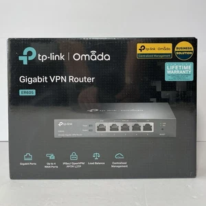 TP-Link ER605 V2 Omada 5-Port Gigabit VPN Router – Multi-WAN, 3 Config WAN/LAN - Picture 1 of 5