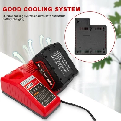 Battery Charger For Milwaukee For M18 18V 12V Dual Voltage 48-59-1812