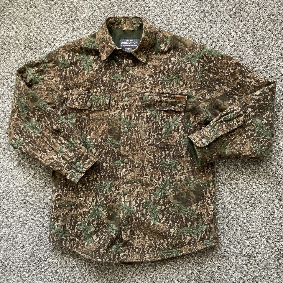 Woolrich Camp Hunting Jacket Coat Men's Medium Snap Vintage Deer Hunt Outdoors - Image 1 of 4