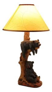 Ebros Wildlife Rustic Cabin Lodge Decor Whimsical Lazy Days of Summer 2 Black... - Picture 1 of 8