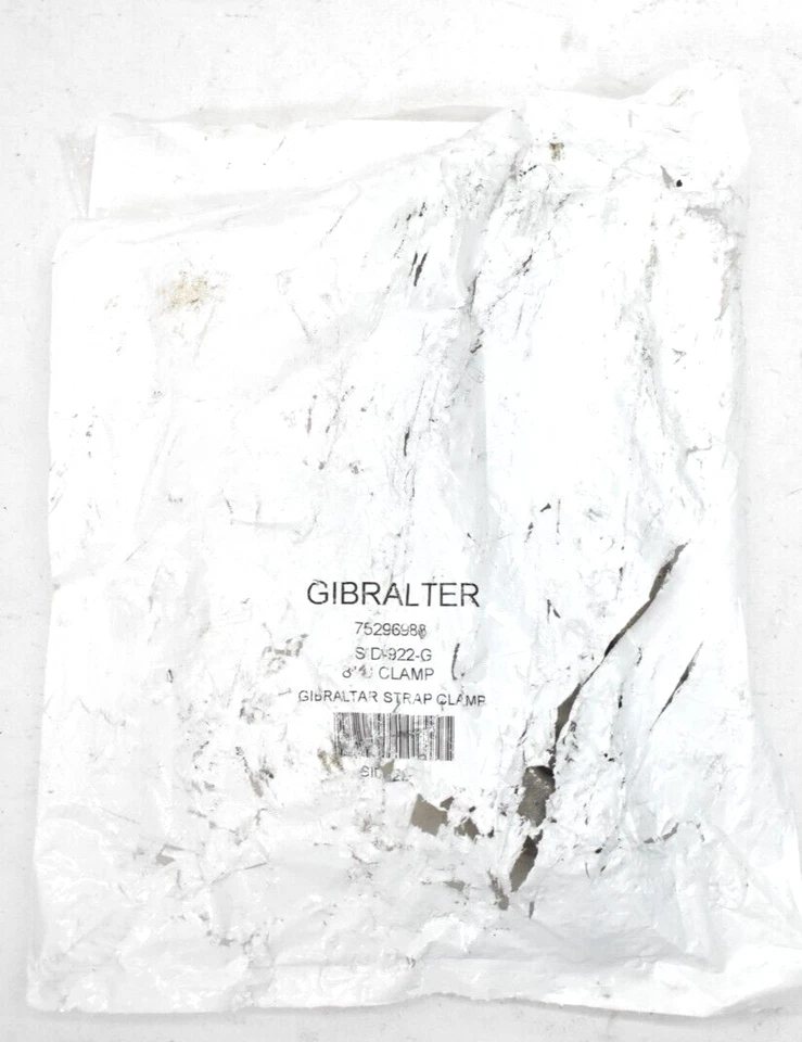 Abrazadera de correa Gibraltar de acero forjado en forma de U 2-3/8" de ancho x 1-1/8" de alto x 8" OAL Foto 1 de 4