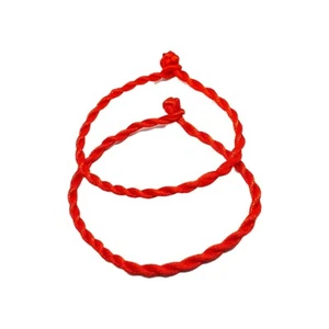 Lucky Red Bracelet x 2 Unisex Kabbalah Chinese Protection Red Cord Authentic UK - Picture 1 of 12