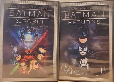 Batman Returns, Batman & Robin (Two-Disc Special Edition DVD) PreOwned Excellent - Image 1 of 4