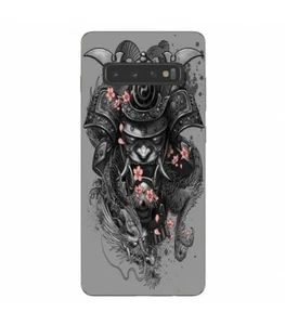 Coque Galaxy S10e samourai fleur cerisier dragon guerrier - Photo 1 sur 1