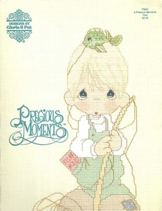 Cross Stitch Booklet-Precious Moments Designs by Gloria & Pat - Picture 1 of 2
