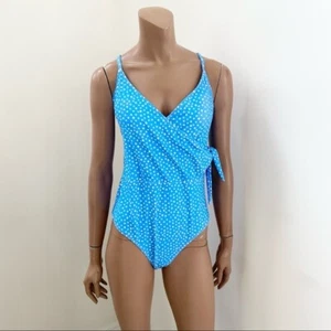 NEU $ 98 Jessica Simpson In The Spot Badeanzug zum Binden XL - Bild 1 von 10
