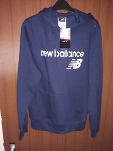 New Balance navy hooded sweatshirt size S, BNWT, freepost - Picture 1 of 6