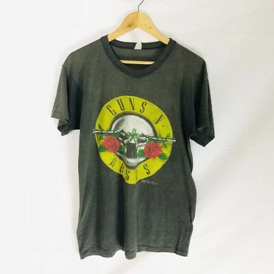 VINTAGE 80’S GUN N ROSES WAS HERE STAFF EDITION BROCKUM SINGLE STITCH GNR - Image 1 of 4