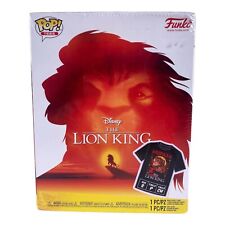 Mufasa Target Exclusive FUNKO POP Tee Shirt Size S & Vinyl Fig Disney Lion King