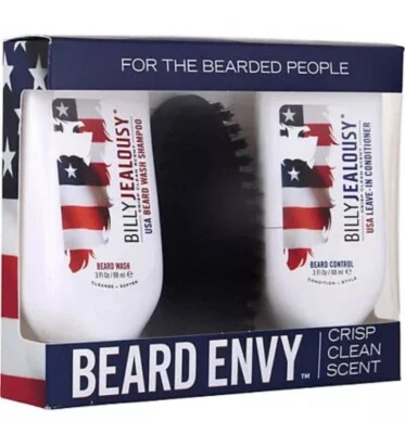 Champú y acondicionador Billy Jealousy Beard Envy lavado sellado - nuevo en caja Foto 1 de 2