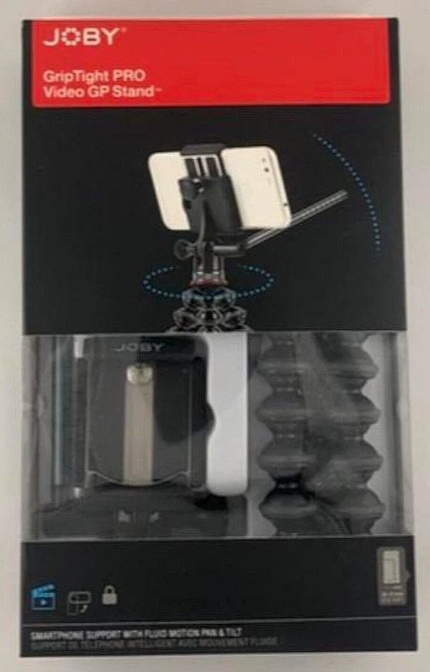 JOBY GripTight Pro Video GP Stand for iPhone and Smartphones Jb01501