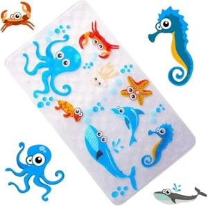Non Slip Bath Mats for Tub for Kids,Babies,Childrens,Toddlers,Size 27.5" L X 15. - Picture 1 of 3