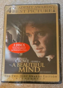 A Beautiful Mind Widescreen dvd sealed two disc set Russell Crowe - Picture 1 of 2