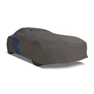 Ford OEM For 20-23 Mustang | GT500 Dark Grey w/ Blue Shelby Logos Car Cover - Picture 1 of 4