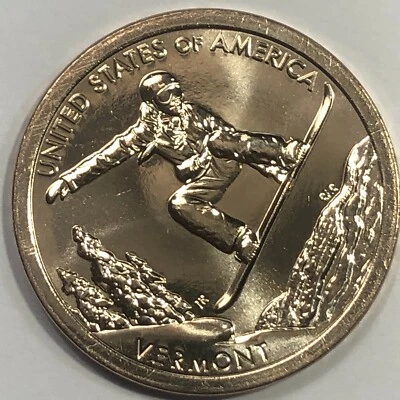 2022-D  Vermont - American Innovation $1 - Image 1 of 4
