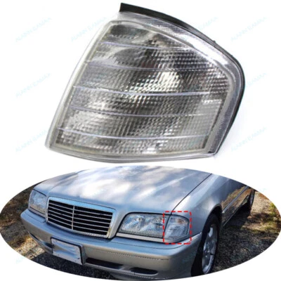 LH Front Turn Signal Corner Light t For 1994-00 Mercedes Benz C W202 C230 C280 - Image 1 of 4