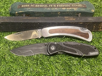 Kershaw Knives (2) 1670BLKST & 2070 Big Foot Long Back - Image 1 of 4