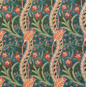 Morris & Co Ben Pentreath Daffodil archive cotton linen print Remnant New - Picture 1 of 1