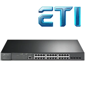 TP-LINK TL-SG3428MP, 24xGIGA RJ45 POE+, 30W ON PORT, 4 xGIGA SFP, eti - Zdjęcie 1 z 1