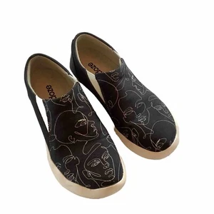 Andoze Mysterious Slip On Materiali Sostenibili Vegan Leggero Nero M9/W11 - Foto 1 di 11