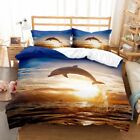 Sunset Gaming Dolphins 3d Bedding Set Bed Linen Set Duvet Cover Set