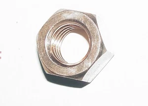 5/8"-11 Silicon Bronze ("red brass") Finished Hex Nut- Qty 6- 15/16" across face - Picture 1 of 1