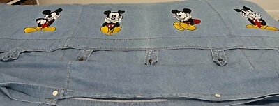 Disney Mickey Mouse Duvet Cover Denim Full/Queen Great condition - Image 1 of 4