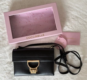 Coccinelle Crossbody Tasche Leder schwarz - Bild 1 von 5