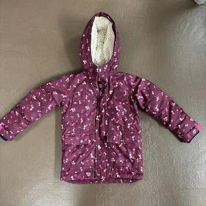 Kids Expedition Down Waterproof Winter Parka Color: Size 4 Berry Pink EUC - Picture 1 of 11