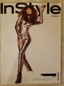 IN STYLE MAGAZINE JANUARY 2018 ZENDAYA TRAILBLAZER DWAYNE JOHNSON - Picture 1 of 19