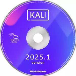 Kali Linux 2025.1 - Live DVD - Secure Penetration Testing OS - Picture 1 of 2
