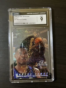 Marcus Camby 1996-97 Flair Showcase Row 0 Rookie CGC 9 #49 RC SP Toronto Raptors - Picture 1 of 2