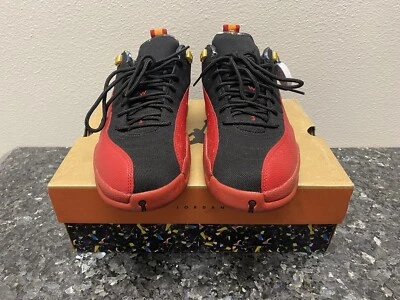 Nike Air Jordan 12 Low SE Super Bowl LV Men's 9.5 Bred DC1059-001 w/ OG Box - Image 1 of 4