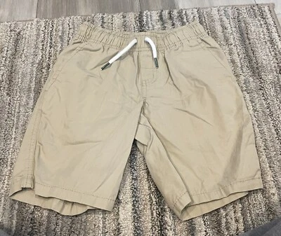 Cat and jack boys size small 6/7 khaki shorts with drawstring - Image 1 of 3