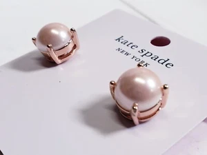 Kate Spade New York Stud Earrings Blush - Picture 1 of 5