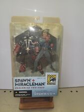 2003 SDCC SPAWN MIRACLEMAN Exclusive 2-Pack San Diego Comic Con (Yellowing). New