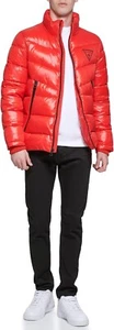 💥New💥 MEN’S GUESS RED PUFFER JACKET Size XXL 💥BRAND NEW with TAGS!!!💥 - Picture 1 of 21