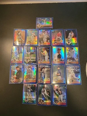 Lot of 19 2003 Topps Chrome Baseball - Blue Refractors /699 Complete Your Set!! - Image 1 of 3