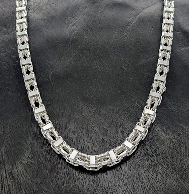 925 Argento Sterling Catena Reale - 185,60 G - Terminatorkette 81,50cm #1509 - Immagine 1 di 4